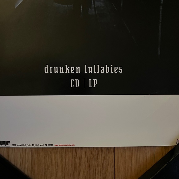 FLOGGING MOLLY 11x17 "Drunken Lullabies" 2002 Promo Poster Irish Punk Rock - Picture 2 of 4